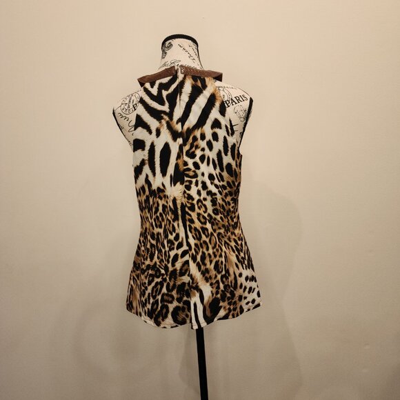 Boston Proper Tank Top with Leather Straps - Picture 3 of 3